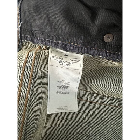 Quiksilver Men’s Jeans Revolver Straight Fit Size 40x32 New - Picture 11 of 16